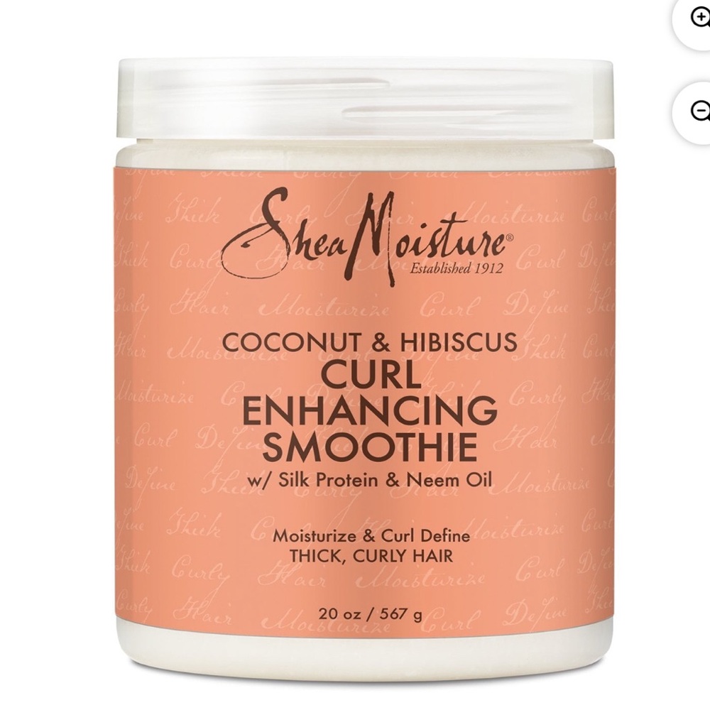 SheaMoisture Coconut & Hibiscus Curl Enhancing Smoothie 20 oz NEW SEALED